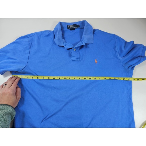 Polo ralph lauren size large L men's blue polo casual career ^^ - Picture 5 of 6